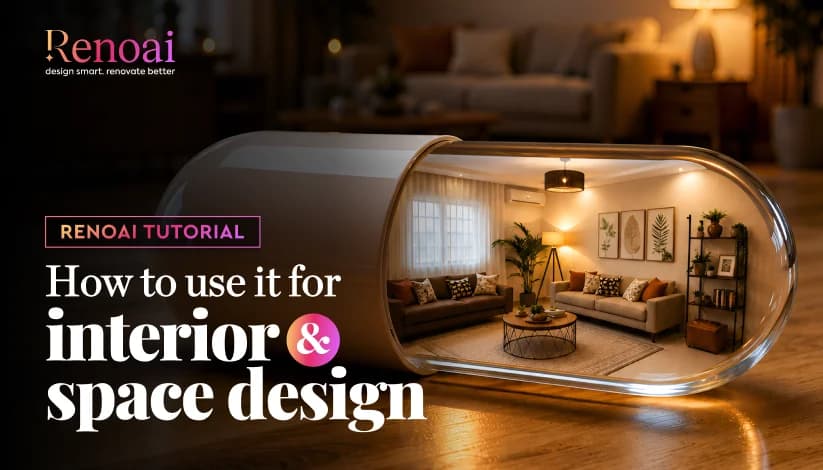 How to Use RenoAI- Step-by-Step Guide for Interior & Space Design