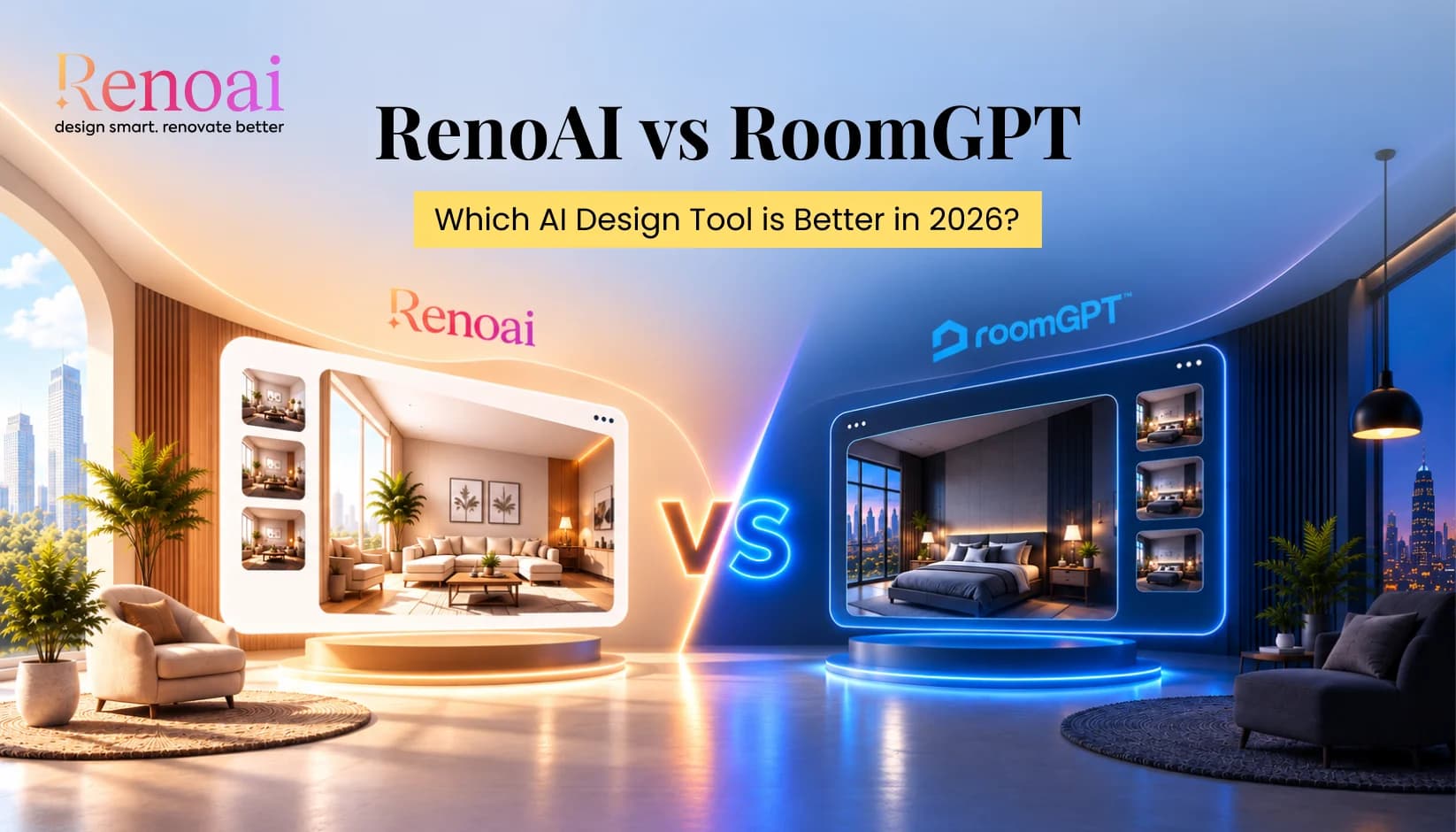 RenoAI vs RoomGPT: Which AI Interior Design Platform Is Better in 2026?