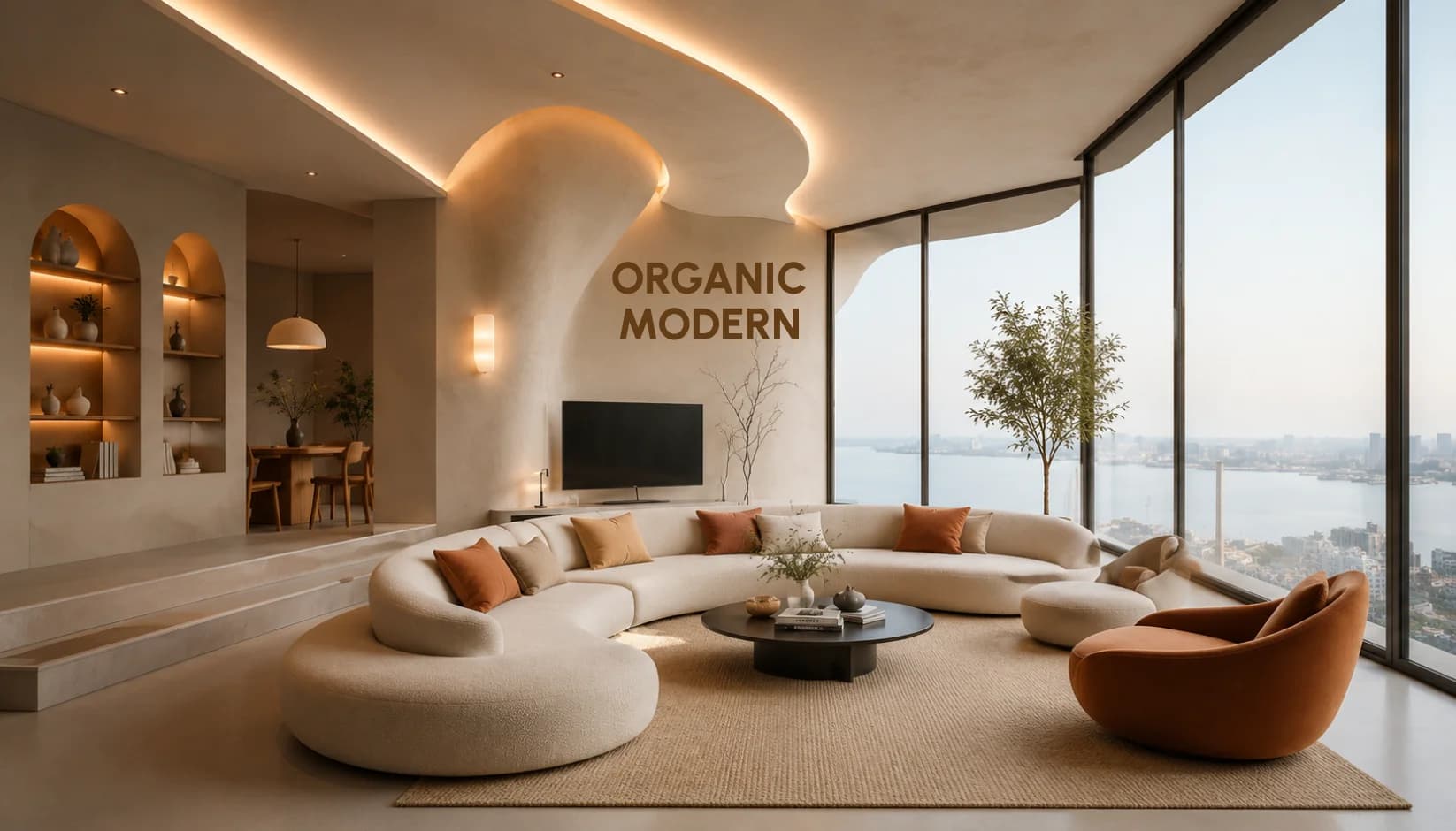 6. Curves Are Softening Modern Homes